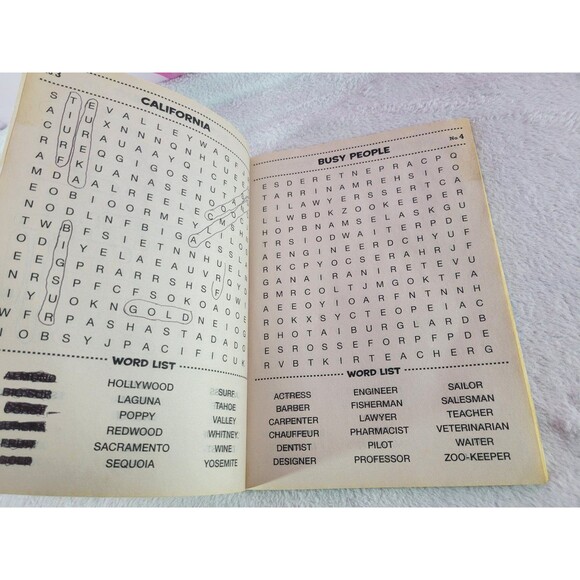 Great Big Word Finds Search Kappa Books Bendon Posh Coloring Book 3 pc Bundle - Picture 10 of 11